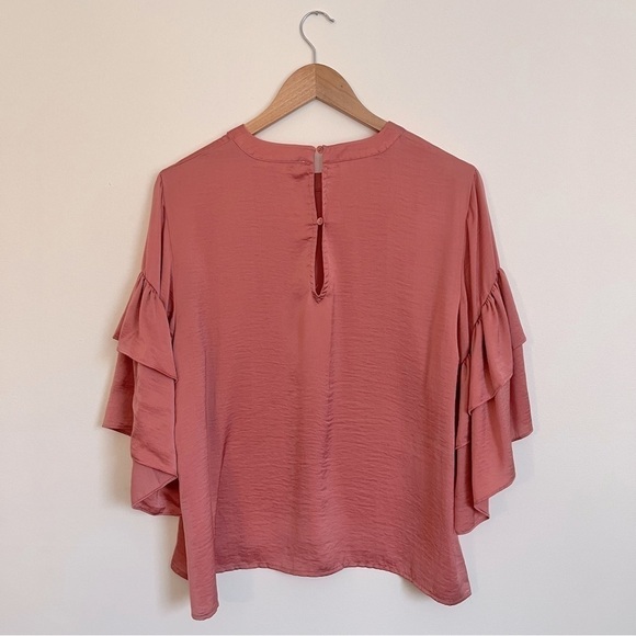 Violet + Claire Ruffle Sleeve Blouse - Picture 2 of 4